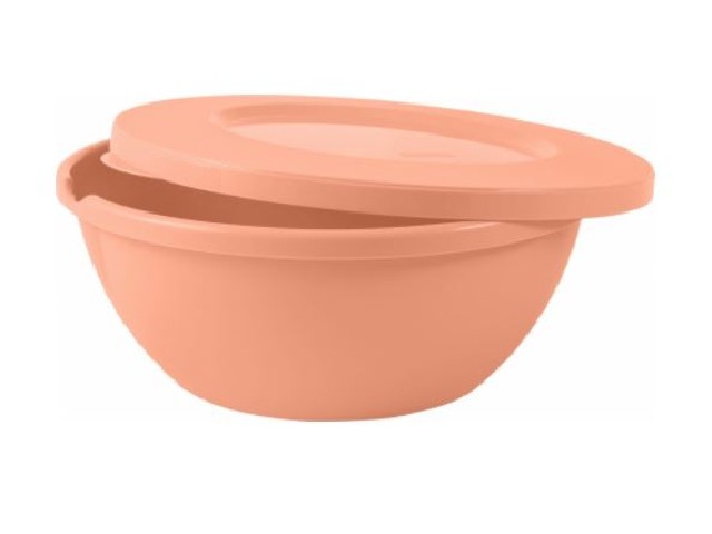 Миска с крышкой HELSINKI 5л персиковая карамель